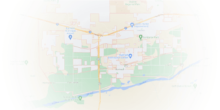location buckeye map