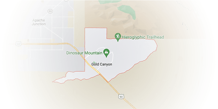 Gold Canyon Map Location