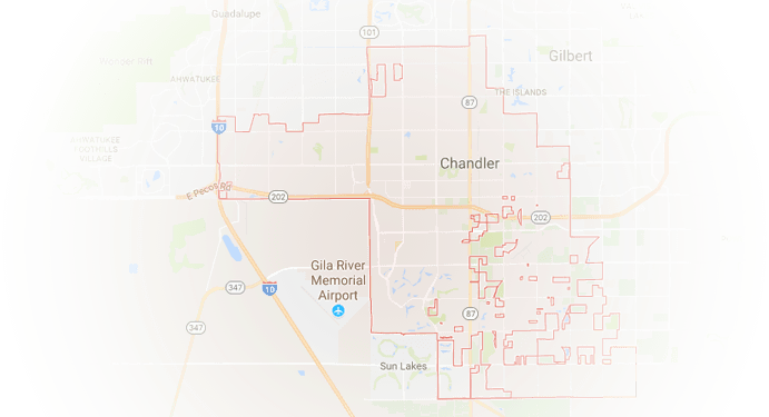 Chandler Map Location  - AC Repair