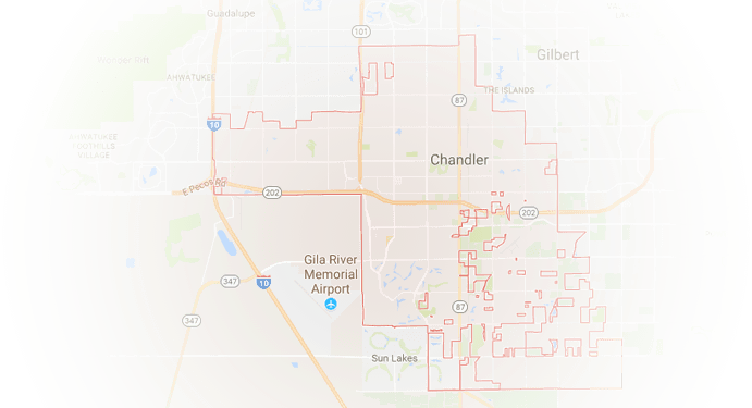 Chandler Map Location - AC Repair