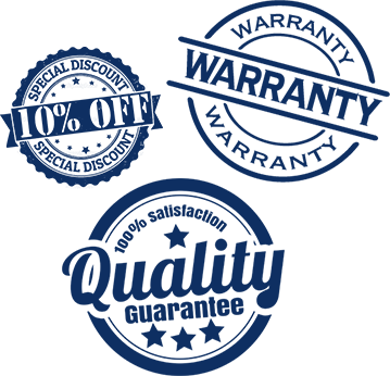 Special Discount - Warranty - Quality Badge