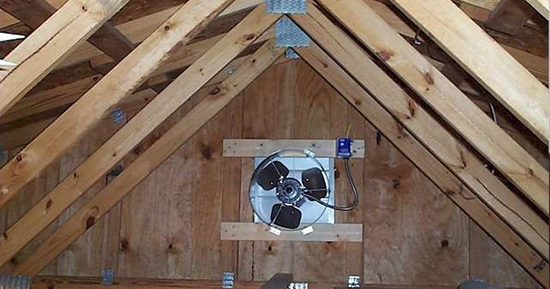 Adding Ventilation To Your Attic Is, Attic Ceiling Fan